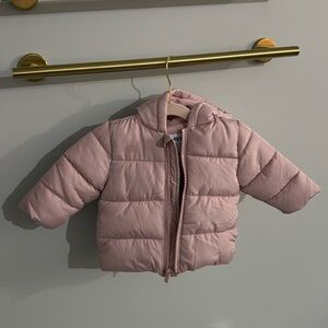 Pink Old Navy snow jacket and matching snow pants